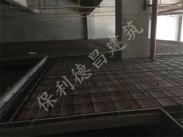 現(xiàn)澆施工現(xiàn)場(chǎng)