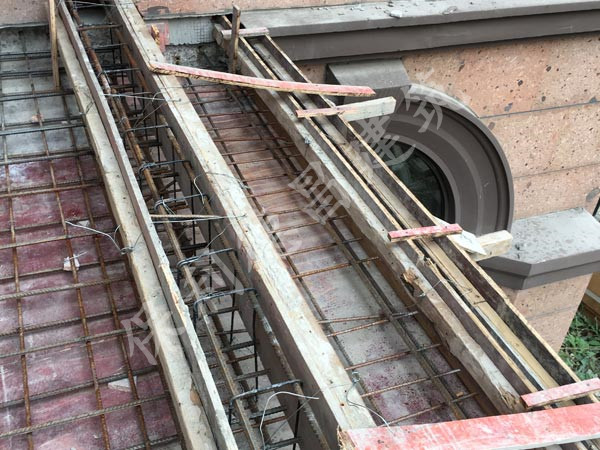 現(xiàn)澆施工現(xiàn)場